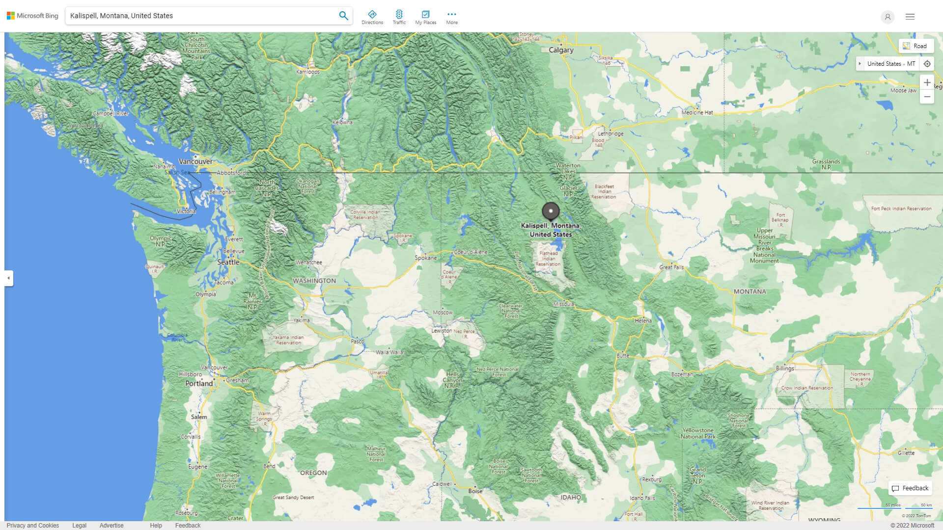 Kalispell Map Montana